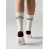 Носки женские conte sport 1104 молочный-бордовый, 25С-191СП, 39-41 (25-27), CONTE ELEGANT,  - 2
