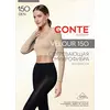 Теплые колготки из микрофибры conte velour 150 lycra® mocca, 25С-4СП, 3, CONTE ELEGANT,  - 2