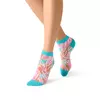 Укороченные женские носки с абстрактным рисунком minimi trend 4218 menta/multicolor, , 39-41 (25-27), MINIMI, - 1