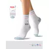 Высокие женские носки с трендовым рисунком minimi trend 4219 bianco, , 39-41 (25-27), MINIMI, - 1