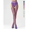 Колготки с открытыми бедрами в сетку minimi azalea rete viola, , 4 (L/XL), MINIMI, - 1