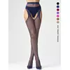 Колготки с открытыми бедрами в сетку minimi azalea rete blu, , 4 (L/XL), MINIMI, - 1