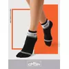 Короткие носки унисекс со сленговыми надписями omsa freestyle 619 nero/bianco, , 45-47 (29-31), OMSA, - 1