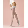 Ажурные чулки женские с кружевом omsa style 40 bianco, , 2, OMSA, - 3