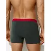 Трусы мужские omsa omu 1234-24b new year grigio scuro melange/rosso, , 46 (M), OMSA, - 2