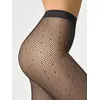 Бесшовные колготки женские minimi retina pois nero, , 2 (S/M), MINIMI, - 3
