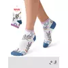 Женские носки с трендовым принтом minimi trend 4210 bianco/jeans, , 39-41 (25-27), MINIMI, - 1