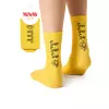 Высокие женские носки с актуальным рисунком minimi trend 4216 giallo, , 39-41 (25-27), MINIMI, - 1