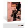 Ажурные чулки женские с кружевом omsa style 40 nero, , 2, OMSA, - 1