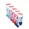 Укороченные женские носки с абстрактным рисунком minimi trend 4218 menta/multicolor, , 39-41 (25-27), MINIMI, - 2