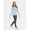 Джемпер женский conte ld 670 белый-синий, 17С-287ТСП, 158,164-88, CONTE ELEGANT,  - 3