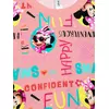 Хлопковый женский свитшот с ярким принтом и надписями ©disney ld 951 pink fun, 18С-726ТСП, 170-92, CONTE ELEGANT,  - 5