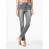 Ультракомфортные женские джинсы skinny c высокой посадкой con-49 серый, CON-49, 170-90/XS, CONTE ELEGANT,  - 1