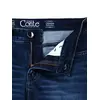 Ультрамодные джинсы skinny с вышивкой и эффектом сильной поношенности fashion conte con-53 темно-синий, CON-53, 170-98/M, CONTE ELEGANT,  - 7