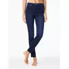 Ультракомфортные женские джинсы skinny с высокой посадкой con-82 темно-синий, CON-82, 164-94/S, CONTE ELEGANT,  - 1