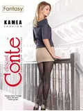 Колготки фантазийные с бантиком conte kamea grafit, , 3, CONTE ELEGANT, - 1