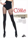 Колготки женские conte fantasy impressive grafit, , 2, CONTE ELEGANT, - 1