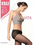 Колготки женские esli vita 40 den (с заниженной талией), , 4, ESLI, - 1