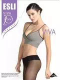 Колготки женские esli viva 20 den (с заниженной талией), , 3, ESLI, - 1