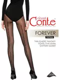 Колготки женские с надписью forever nero, , 2, CONTE ELEGANT, - 1