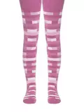 Детские колготки sof-tiki (махровые внутри) с рисунками 393 розовый, , 116-122 (18), CONTE-KIDS, - 1