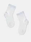 Ажурные детские носки miss 696 белый, , 16, CONTE-KIDS, - 1