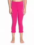 Бриджи для девочки magical с аппликацией из стразов ©disney flamingo pink, , 110,116-56, CONTE ELEGANT, - 1