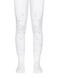 Детские колготки conte-kids tip-top с люрексом 546 белый, , 92-98 (14), CONTE-KIDS, - 1