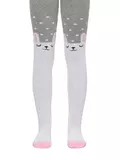Колготки детские sof-tiki (махровые внутри) с рисунками 522 светло-серый, , 128-134 (20), CONTE-KIDS, - 1