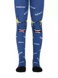 Колготки детские хлопковые conte-kids tip-top 552 синий, , 104-110 (16), CONTE-KIDS, - 1