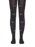 Колготки детские хлопковые conte-kids tip-top с люрексом 550 черный, , 140-146 (22), CONTE-KIDS, - 1