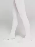 Колготки детские из микрофибры с люрексом holiday bianco, , 116-122, CONTE ELEGANT, - 1