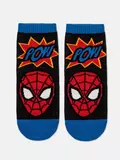 Короткие детские носки с рисунками человек-паук ©marvel 549 черный, , 22, CONTE-KIDS, - 1