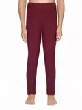Ультрамодные леггинсы для девочек с термоэффектом lana dark bordo, , 104,110-56, CONTE ELEGANT, - 1