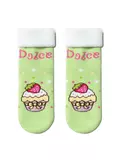 Махровые детские носки sof-tiki (с отворотом) 245 салатовый, , 12, CONTE-KIDS, - 1