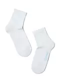 Хлопковые детские носки (однотонные) tip-top 000 белый, , 8, CONTE-KIDS, - 1