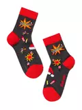 Новогодние детские носки conte-kids 307 темно-серый, , 16-18, CONTE-KIDS, - 1