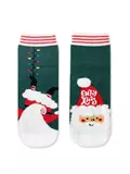 Носки детские новогодние с пушистой нитью «enjoy xmas» conte-kids 522, , 20-22, CONTE-KIDS, - 1