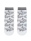 Носки детские esli с рисунками "shark" 639 белый, , 20, ESLI, - 1