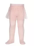Хлопковые детские колготки tip-top с декоративной юбочкой из фатина 000 персик, , 80-86 (14), CONTE-KIDS, - 1