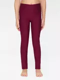 Экстрамягкие джеггинсы для школы с термоэффетом mini windy bordo, , 146,152-76, CONTE ELEGANT, - 1