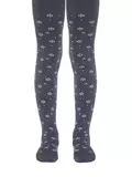 Детские колготки sof-tiki (махровые внутри) с рисунками 396 темно-серый, , 128-134 (20), CONTE-KIDS, - 1