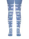 Детские колготки sof-tiki (махровые внутри) с рисунками 393 голубой, , 116-122 (18), CONTE-KIDS, - 1