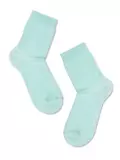Хлопковые детские носки (однотонные) tip-top 000 бледно-бирюзовый, , 16, CONTE-KIDS, - 1