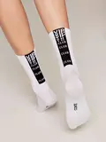 Носки женские хлопковые active (удлиненные) 433 белый-черный, , 40-41 (27), CONTE ELEGANT, - 1