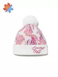 Шапка детская esli 18с-137сп бело-розовый, , 52-54, ESLI, - 1
