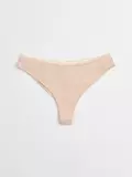 Трусы женские "бразилиана" classic basic lbr 1349 natural, , 98/M, CONTE ELEGANT, - 1