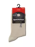 Носки мужские (средней длины) classic 2122 брестские 015 песочный, , 40-41 (25), БРЕСТСКИЕ, - 1