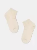 Носки детские короткие (однотонные) esli 000 молочный, , 20, ESLI, - 1