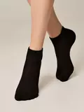 Носки женские хлопковые active (короткие, махр. стопа) 571 черный, , 39-41 (25-27), CONTE ELEGANT, - 1